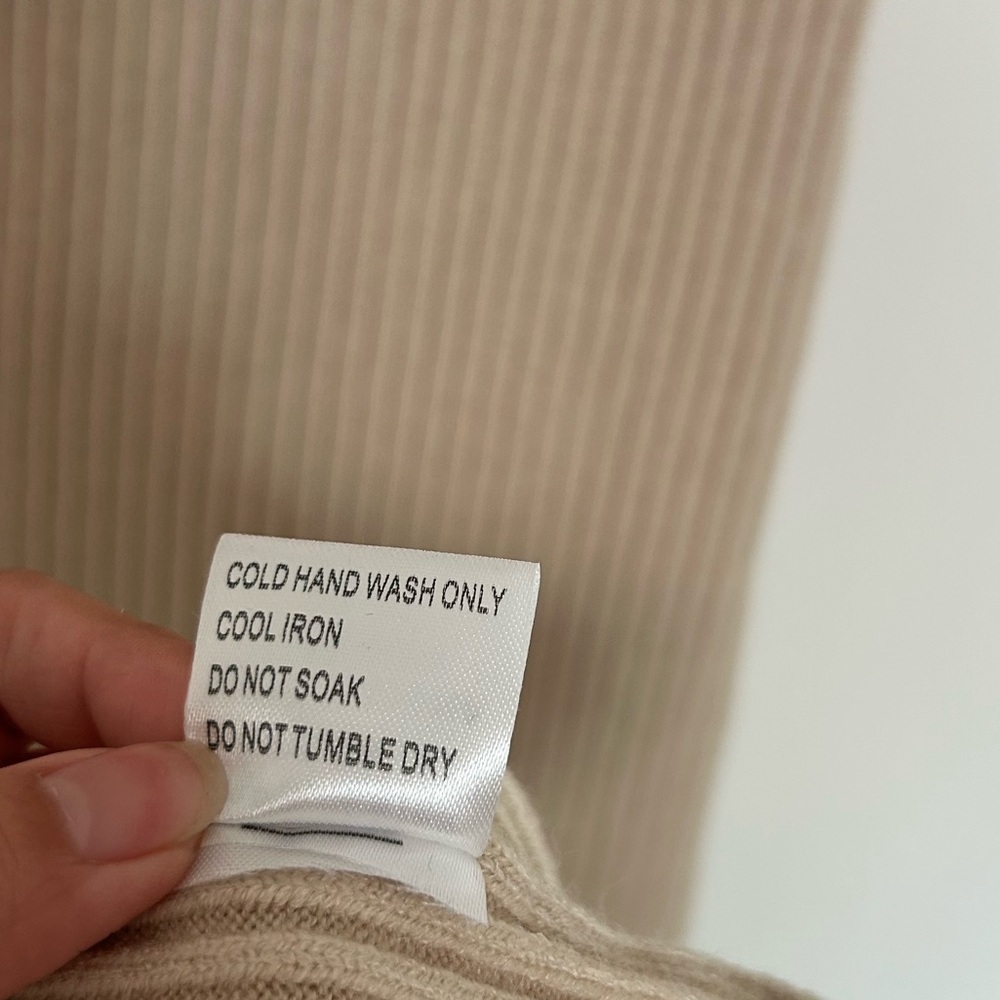 Petal & Pup x Georgie Stevenson Teoni Beige Midi Dress size small / medium NWT - Picture 10 of 12